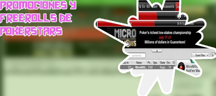 Promociones pokerstars primer deposito